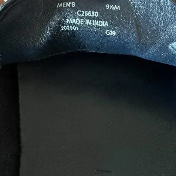 Cole Haan Horsebit Driving Loafers Navy Leather Slip On Mens Size 9.5M - Picture 8 of 9